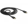 DeLOCK - DisplayPort laidas - DisplayPort (kištukas) į DisplayPort (kištukas) - 1,5 m - 4K palaikymas - juodas (85508)