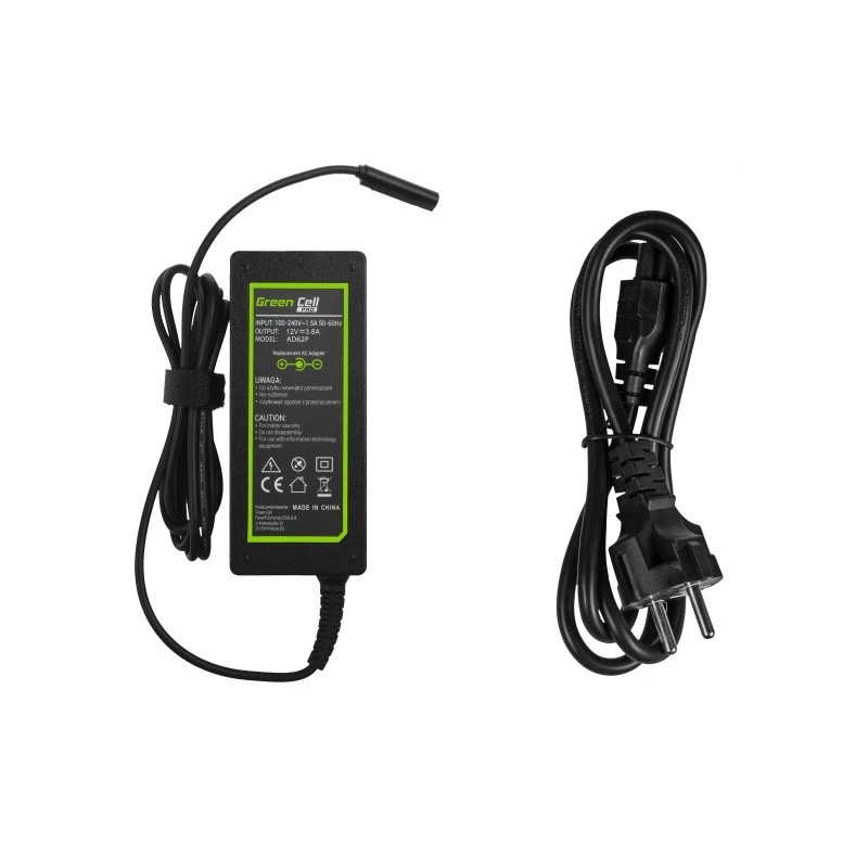 Maitinimo adapteris Green Cell AD62P Vidinis 48 W Juodas