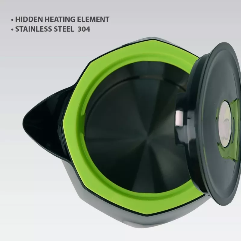 Elektrinis virdulys Maestro MR-058-Juoda — 1,8 L talpa, 2000 W galia