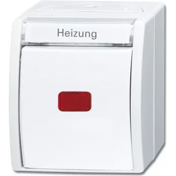 Busch-Jaeger šildymo avarinis jungiklis Ocean paviršiniam montavimui baltas 2601/2 SKWNH-54 (2601/2 SKWNH-54)