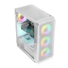 Logic PORTOS ARGB MINIDI USB 3.0 korpusas baltas