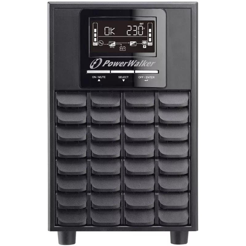 PowerWalker VFI 1500 CG PF1 dvigubos konversijos (internetinis) 1,5 kVA 1500 W 4 kintamosios srovės lizdai