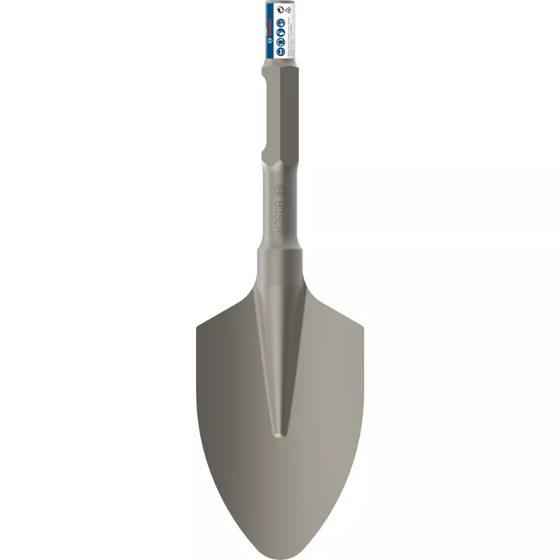 Apvalus plokščiasis kaltas Bosch Professional SDS‑Hex 135 x 400 mm griovimui ir kalimui