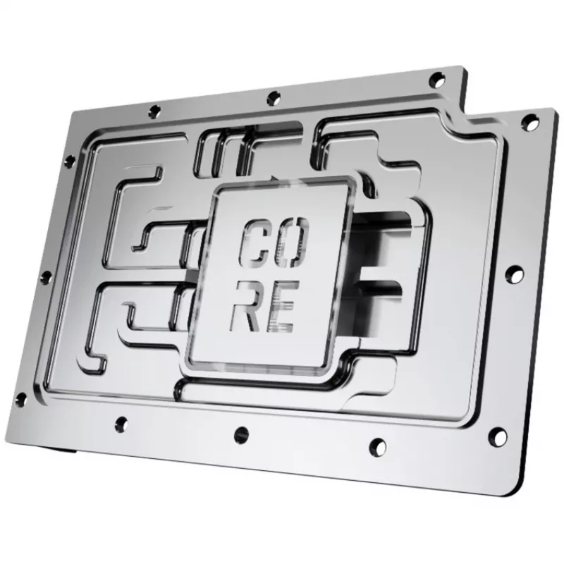 Grafikos plokštės vandens blokas „Alphacool RTX 5080 Phoenix Transparent Sidabrinė“ su galine plokšte