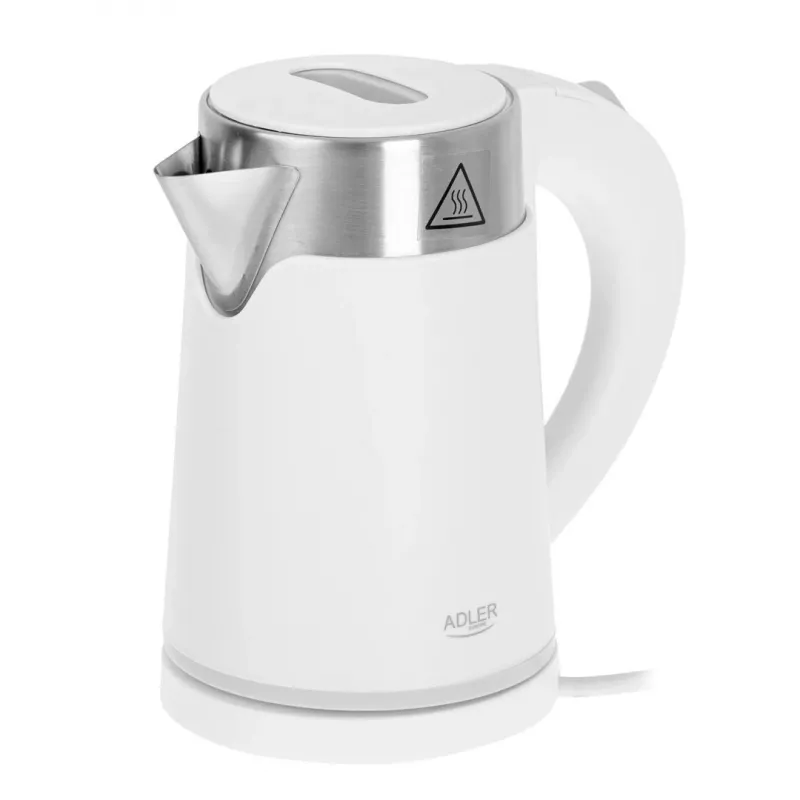 Elektrinis virdulys Adler AD 1372w — 0,6 l, 800 W, nerūdijančio plieno korpusas, liečiamas valdymas