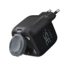 GaN kelioninis įkroviklis Havit UC250 A-EU 20V 1xUSB-C 0,7 m juodas