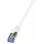 Tinklo kabelis LogiLink Cat6a S/FTP RJ-45 1,5 m Baltas