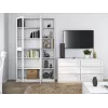 Vitrina top e shop W40 PAFOS BIA — balta medžio drožlių plokštė, 290×400×2000 mm