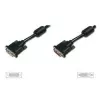 DIGITUS DVI-D ilginimo kabelis 2 m, DVI-D į DVI-D, juodas