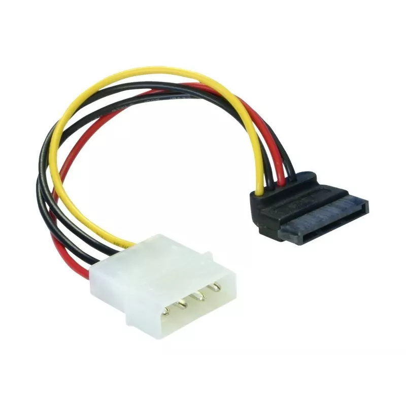 Maitinimo laidas SATA HDD 4 kontaktų kištukas kampinis DeLOCK 60101