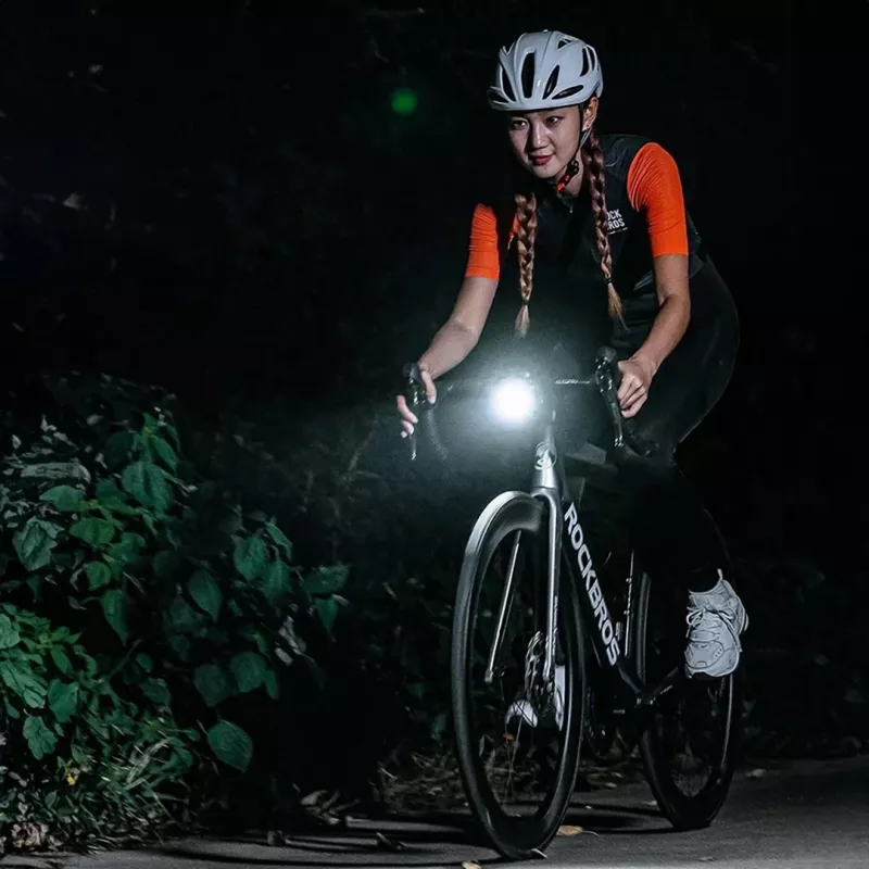 Rockbros RHL1500 priekinis dviračio žibintas spidometrui / GPS