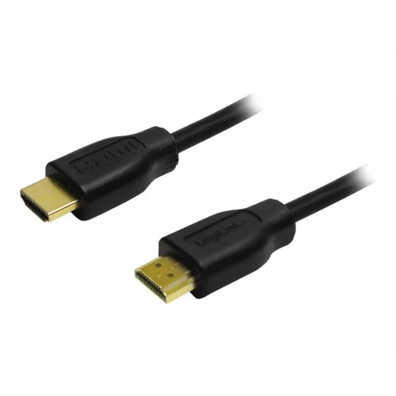 LogiLink HDMI jungiamasis laidas HDMI-A kištukas, HDMI-A kištukas 3,00 m juodas CH0038 4K UHD HDMI laidas