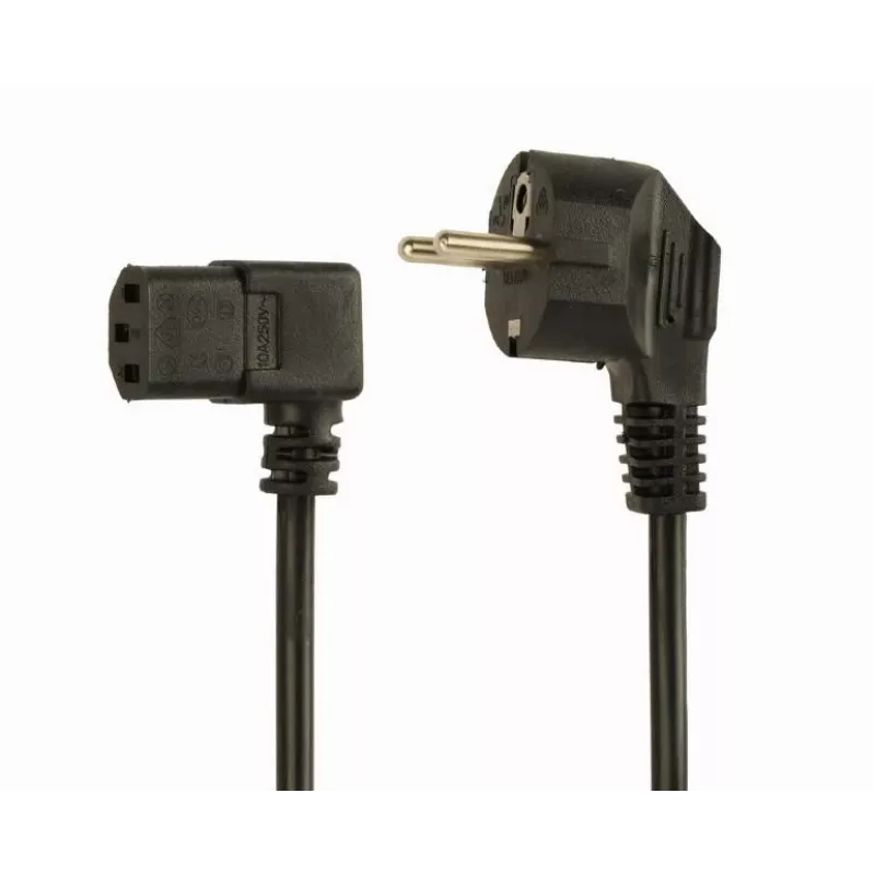 kabelis POWER ANGLED VDE 1.5M/PC-186A-VDE1B-1.5M GEMBIRD