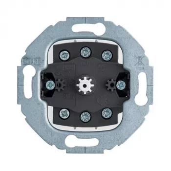 Elektrinio jungiklio priedas Mygtukas berker 383803 — juodos/pilkos spalvos metalo ir plastiko korpusas, 1 vnt.