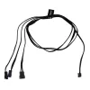 Vidinis maitinimo laidas Alphacool 18602 0,6 m 3 kontaktų tiesus