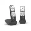 Gigaset A690 Duo Analoginis telefonas su skambintojo ID juodos, sidabrinės spalvos