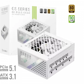 Gamemax maitinimo blokas, 80 PLUS, Gold | GS 650G WH | 650 W