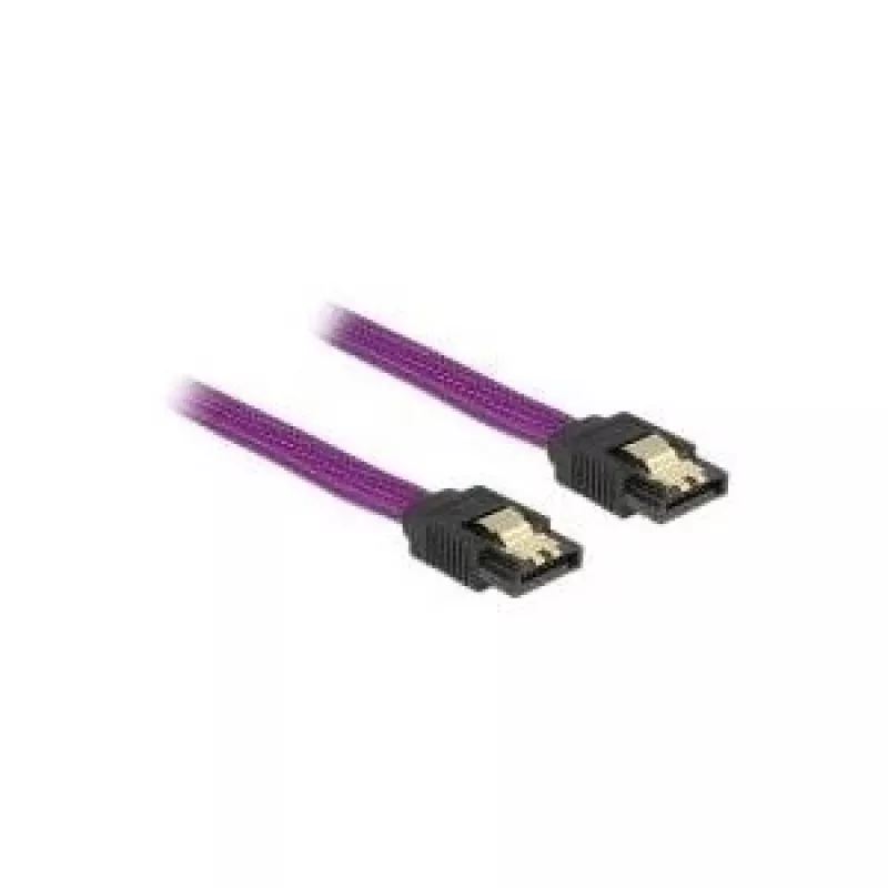 SATA laidas DeLOCK 83690 0,3 m violetinis