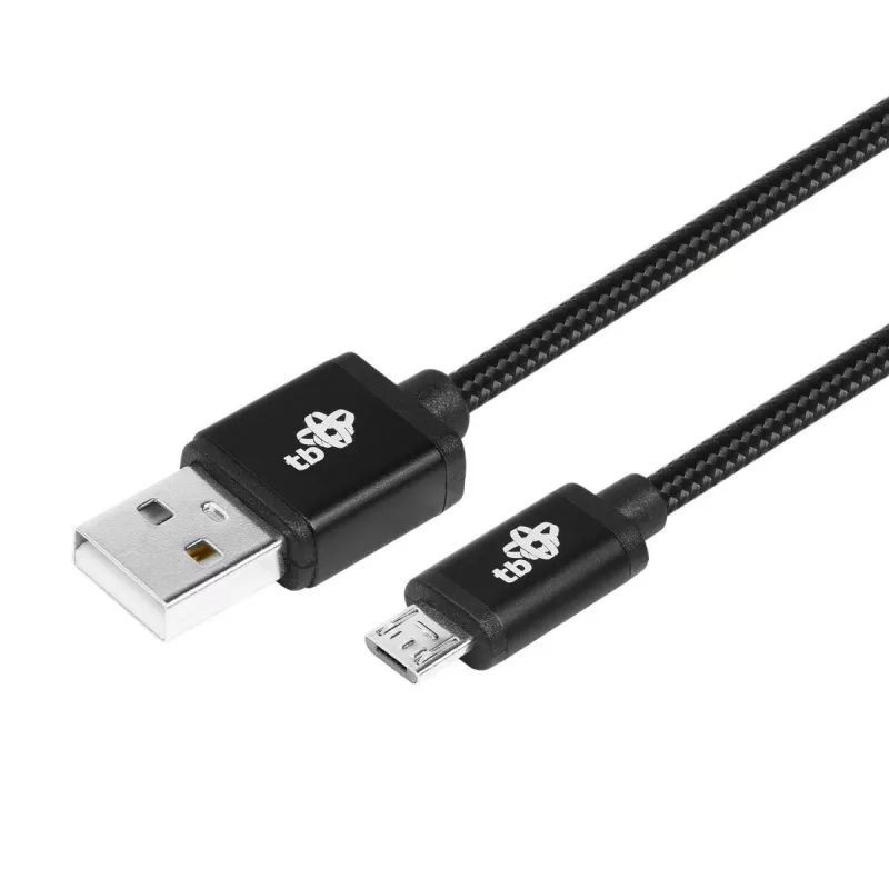 TB Micro USB - USB 1,5 m kabelis juodas (AKTBXKU2SBA150B)