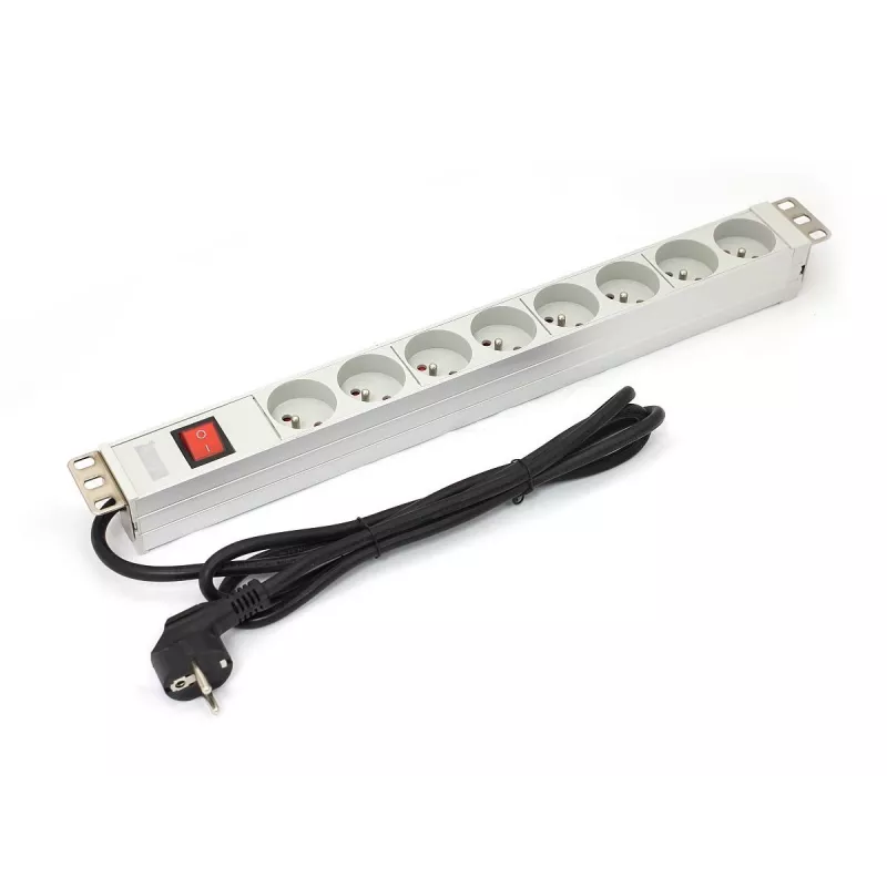 DIGITUS Professional a-19-STRIP-2-IMP - maitinimo skirstytuvas (montuojamas stove) - kintamoji srovė 250 V - įvesties maitinimo šaltinis - išvestis