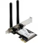 Inter-Tech DMG-32 - Integruotas - Belaidis - PCI Express - Wi-Fi - 650 Mbit/s - Juoda - Sidabrinė (88888148)