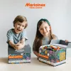 Žaislinis konstruktorius Marioinex Blocks mini Waffle Expert — 100 detalių, įvairiaspalvis, amžius 3+