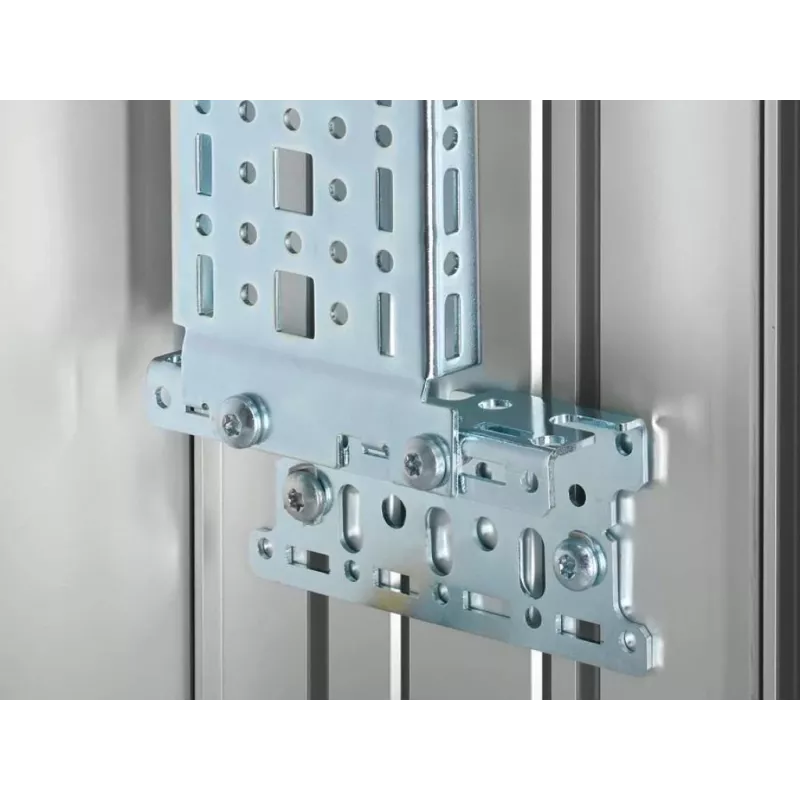 Enclosure Accessory Rittal CP 6205.100 – Plieninis korpusas, sidabrinis, pakuotėje 4 vnt.