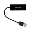 Tinklo sąsajos plokštė LANBERG NC-0100-01 USB 10 Gbit/s, karštas keitimas, kabelis 0,15 m, juoda