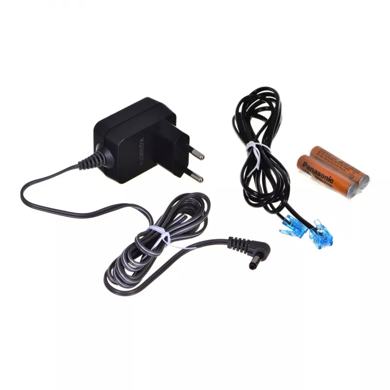 DECT telefonas Panasonic KX-TG1611, juodas, 1,9 GHz, 1,25 colio ekranas, iki 15 h pokalbių, 50 kontaktų telefonų knyga