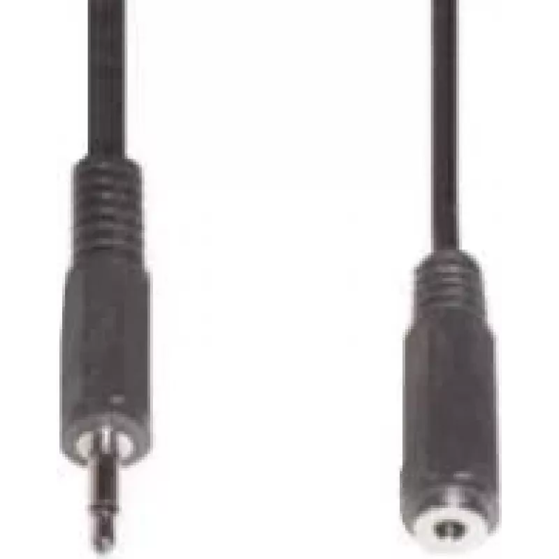 Garso kabelis 3,5 mm e+p B 125 juodas 3 m