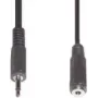 Garso kabelis 3,5 mm e+p B 125 juodas 3 m