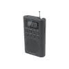 Nešiojamasis radijas Muse M-03 R su FM PLL derinimu, LCD ekranu, išorine antena, juodas