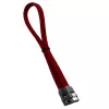 CableMod ModMesh - SATA kabelis - Serial ATA 150/300/600 - SATA (W) į SATA (W) - 60 cm - Blood Raudona (CM-CAB-SATA-N60KBR-R)