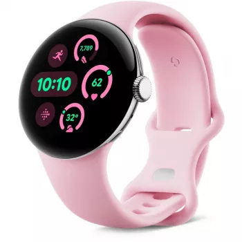 Google Pixel Watch 3 - 41 mm - Aliuminio sidabrinis poliruotas