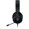 Razer Kraken V4 X – laidinės ausinės žaidimams asmeniniam kompiuteriui (TriForce 40 mm tvarkyklės, įtraukiamas kardioidinis mikrofonas, 7.1 erdvinis garsas, Chroma RGB, skirta PC, konsolėms ir telefonui)