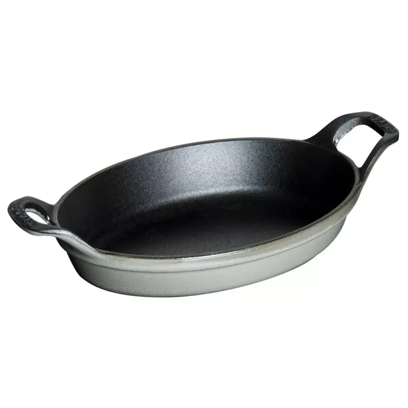 Oval mini baking and casserole dish Staub 250 ml Graphite