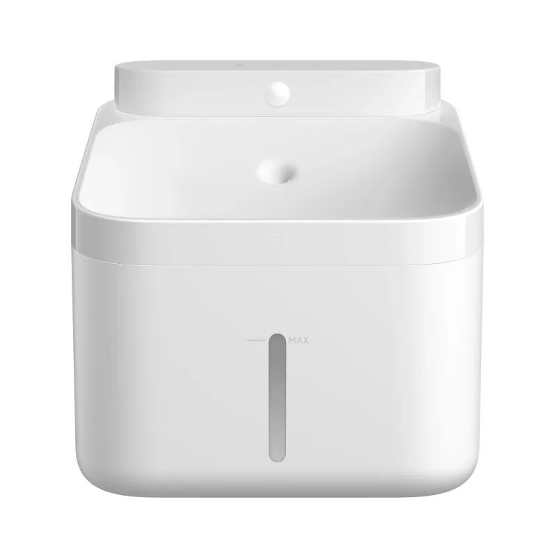 Automatinis gyvūnų šėrykla-drėkintuvas Xiaomi Smart Pet Fountain 2 3 L vandens talpa anglies filtras plastikas baltas baterija/DC 5 V 2 A 230×180×190 mm