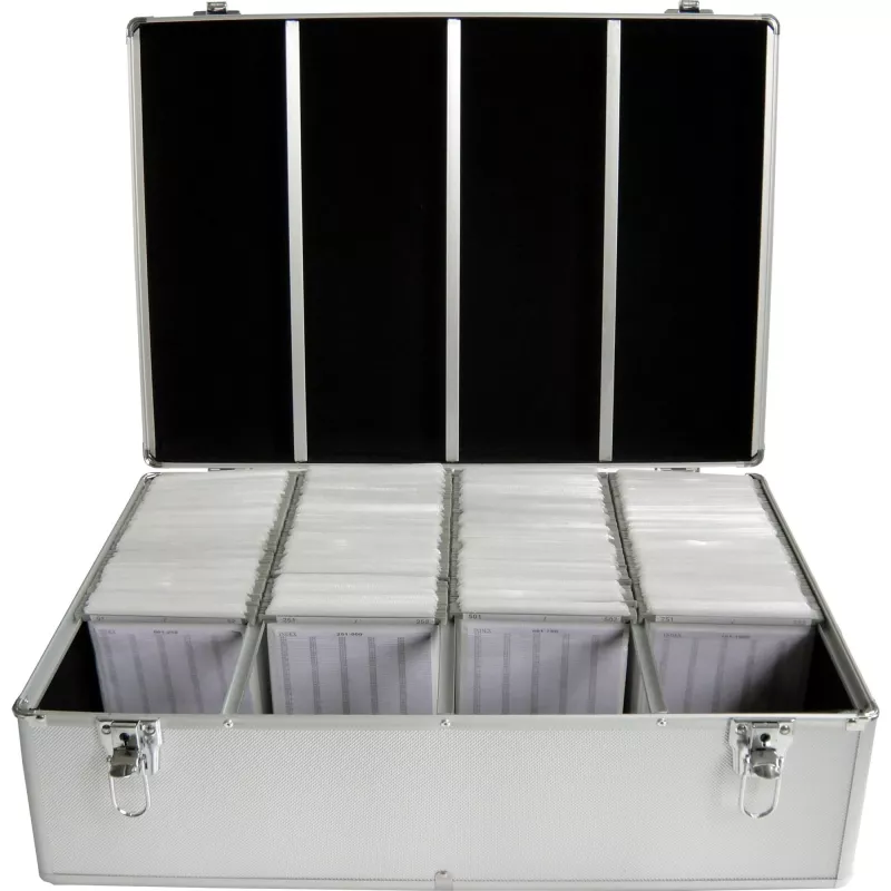 Dėžutinis dėklas MediaRange BOX78, skirtas 1000 diskų, sidabrinis