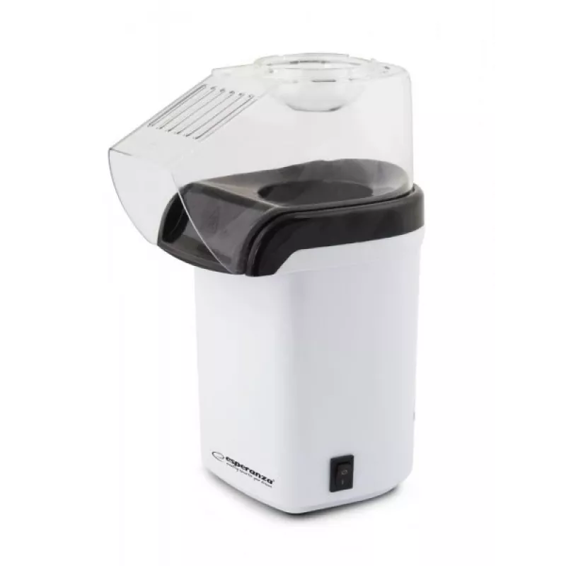Popcorn maker Esperanza EKP005W Juoda White, 0,27 L, 1200 W, hot-air