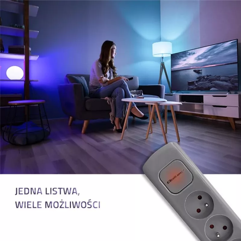 Qoltec 50277 Product Pilka