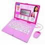 Dvikalbis mokomasis vaikų nešiojamas kompiuteris Lexibook Barbie JC598BBi17