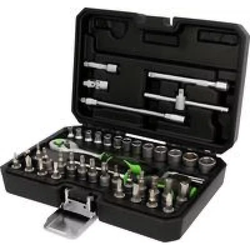Lizdų komplektas ks tools 512.0048, 1/4 colio pavara, 12 dalių