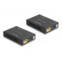 AV siųstuvo ir imtuvo rinkinys DELOCK 65955 — Cat6/Cat6a HDMI ilgintuvas, iki 3840×2160, laidinis, Micro-USB B maitinimas