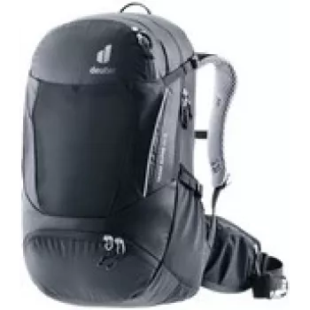 Kuprinė DEUTER Trans Alpine 28 SL – juoda, 28 L, suderinama su hidratacijos sistema