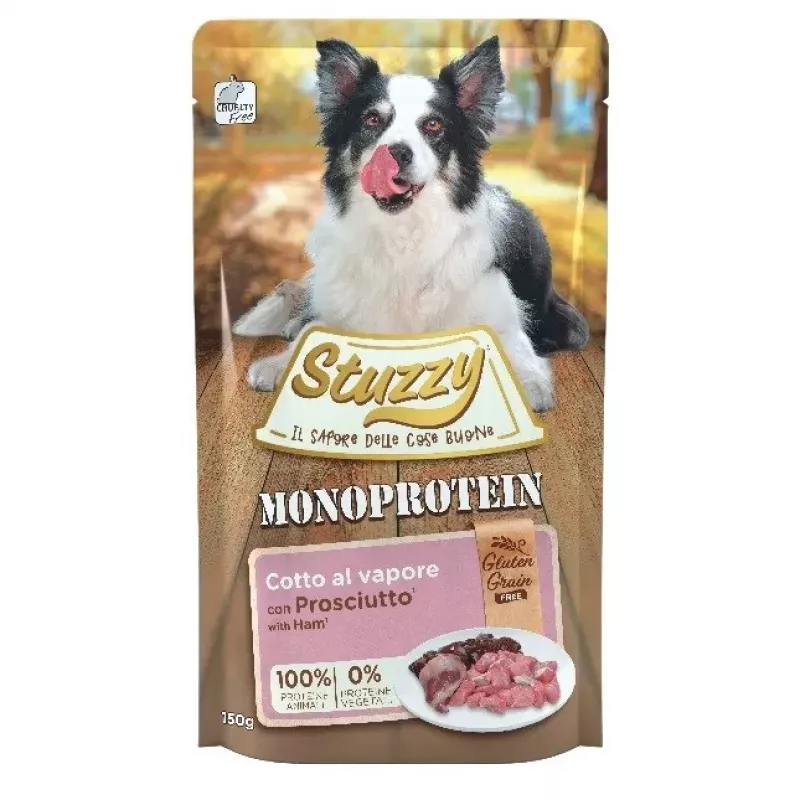 STUZZY Monoprotein Ham - šlapias šunų ėdalas - 150 g