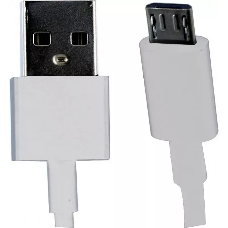 USB duomenų kabelis Xiaomi Micro USB 1 m, baltas