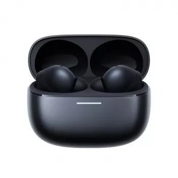 Ausinės „Xiaomi Buds 6 Pro“ — dvinarės belaidės ausinės, Bluetooth 5.3, ANC, IP54, 36 h su dėklu, belaidis įkrovimas, USB-C, kosminė juoda
