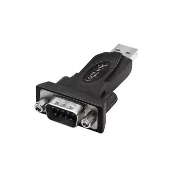 LogiLink AU0002F RS-232 USB 2.0 adapteris, laidas, juodas