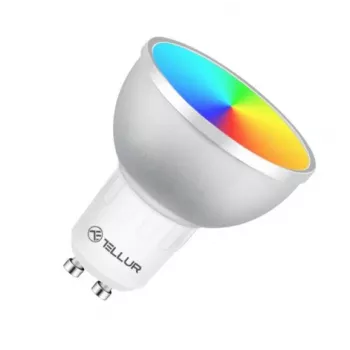 LED išmanioji lemputė Tellur GU10 5W RGB pritemdoma – GU10 lizdas, 5W, RGB, išmanusis valdymas