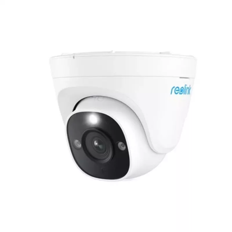 Apsaugos kamera Reolink P344 Dome — 12 MP (4512×2512), 4 mm objektyvas, PoE/DC, IP67, 30 m IR, Baltas turret, 100°×50° matymo kampai